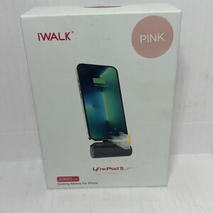 iWALK LinkPod3 3350mAh Portable iPhone‎ Charger - Pink, DS3350L